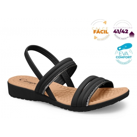 Campesi Sand Flatform Baixa  Cp506 Preto