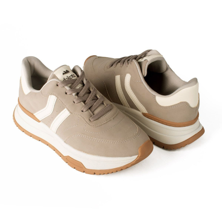 Dakota Tenis Casual Fem D0142 Cinza