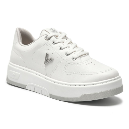 Via Marte Tenis Casual Fem 126-012 Branco